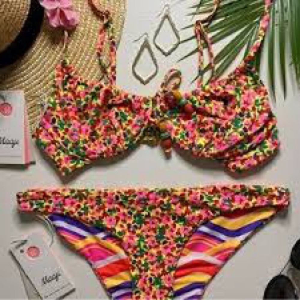 Maaji Multicolor Women's Bikini Top - Picture 2 of 7